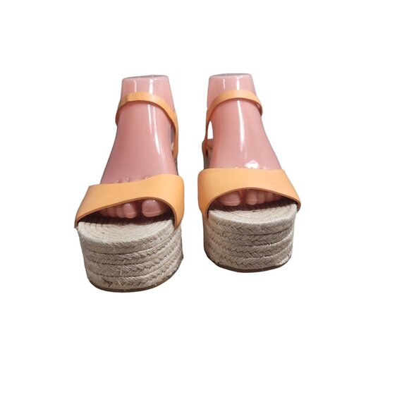 Antonio Melani Women's Size 8.5 M Sandals Cavaaa Leather Espadrille Wedges (60) - Picture 7 of 10